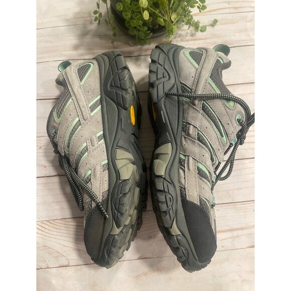 Merrell Shoes Women Moab 2 Low Waterproof in Drizzle Sz 7.5 - Picture 2 of 12